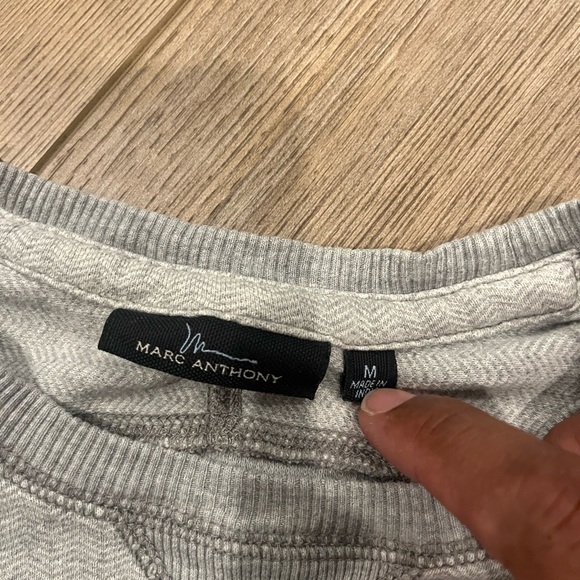 Marc Anthony Heather Gray Crewneck Sweater - Picture 2 of 4